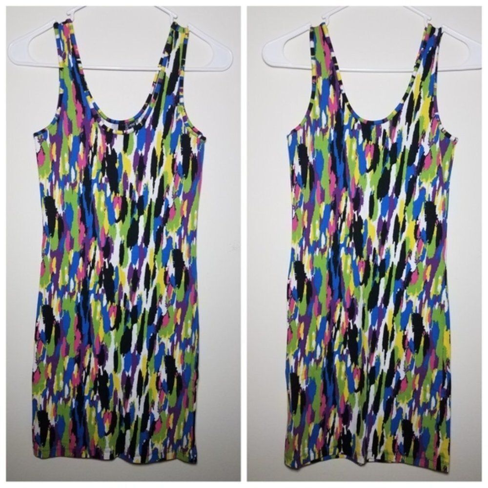 EUC|Multicolor Bodycon Dress, SMALL